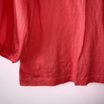 Ann Taylor NWT Pink Puff Sleeve Cotton Lightweight Sweater Photo 6