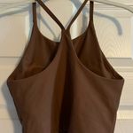 Old Navy Brown Athletic Tank cropped with pads Photo 0