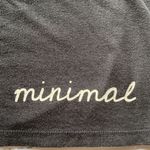 Forever 21 EUC  Grey “Minimal” Graphic Tee, Size Small Photo 3