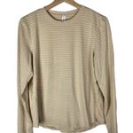 Lululemon Love Long Sleeve Tee Prosecco White Stripe Athletic Top 8 Photo 2