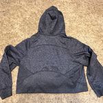 Lululemon Scuba Oversized Half-Zip Hoodie XL XXL Black & Silver Spark Photo 1