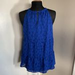Anthropologie 31. Swing Halter Top Sleeveless Electric Blue Size Small Photo 4