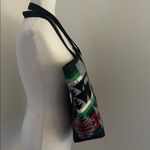 Justin Kraft Wool/Nylon Geometric/ Aztec Print Tote Bag Black Photo 5