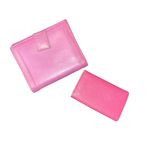Salvatore Ferragamo  Pink Wallet and Card Holder Set Photo 1