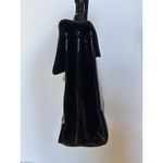 American Vintage American VTG 50's Lewis top handle envelope patent glossy black gold clasp bag Photo 9