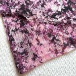 Ann Taylor NWOT 100% Wool Scarf Wrap Shawl 78"x25" Purple Abstract Luxury Money Photo 6