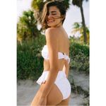 Montce Swim Montce White Bandeau Bikini Photo 2