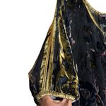 Hale Bob  Silk Velvet Burnout Blouse Beaded Y2K Whimsigoth Size XS Photo 6