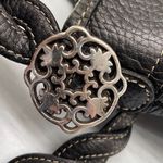 Brighton  Shoulder Bag Large Black Ziptop‎ Hobo Pockets Pebble Hobo Braided Strap Photo 7