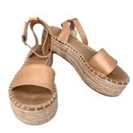 Catherine Malandrino  Semiy Platform Sandals 6 Beige Ankle Strap Photo 1