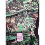 Juicy Couture  Sheer Tropical Palm Tree Leaf Bomber Jacket Small Photo 6