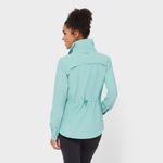 Duluth Trading Co Sol Survivor Shirt Snap Down Front Small Aqua color Green Photo 1