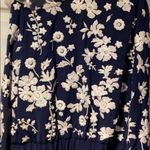 Michael Kors Bomber Jacket Beaded Navy White NWT M Photo 8