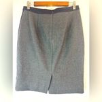 J.Crew  No. 2 Pencil 4P Wool Pencil Skirt in Classic Black n Gray Petite Photo 1