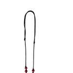 J.Jill Jade Bead Necklace Dyed Silvertone Accent Adjustable Polyester Cord 25-36 Inches Photo 8