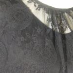 CAbi Black Lace Overlay Tank Date Night Sleeveless Stretchy Tunic Top XS 942 Photo 2