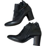 Paul Green Leather Buckle Booties Photo 0