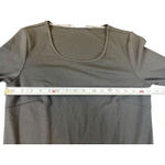 Spense Women’s Black Studded Hem Dress Size 8 NWT Scoop Neck 3/4 Sleeve Sheath Photo 8