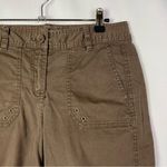 Liz Claiborne  Petite Y2K Dark Brown Knee Length Bermuda Shorts 4P Photo 2