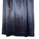Vintage Halston Black Satin Pencil Skirt Size 8 Photo 2