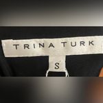 Trina Turk - Black Asymmetrical One-Shoulder Cocktail Dress Size S Photo 9