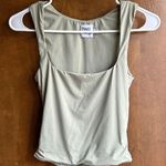 Princess Polly Green Zoe Square Neck Tank Top Photo 1
