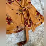 Lily White Floral Wrap Top Photo 1