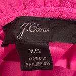 J.Crew Ruffle Collar 365 Crepe Blouse Women''s XS Pink Career Classic Dainty Photo 6