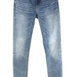 White House | Black Market  Womens Slim Jeans Split Hem Medium Wash Stretch 00R Photo 0