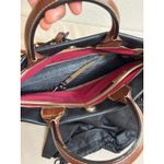 Dooney & Bourke Blue Pebble Leather Tassel Tote Crossbody Handbag Photo 6