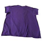 Gildan  women's XL Crazy Chicken Lady purple funny t-shirt Photo 1