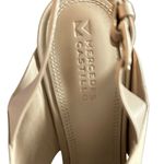 MERCEDES CASTILLO Slingback Sandals Ribbed Block Heel Two Photo 4