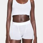 SKIMS  Super Cropped Rib Bone Cotton Tank Photo 0