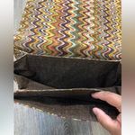 Missoni Vintage Y2K  Italy leather crossbody RARE $500 boho designer knit luxury Photo 4