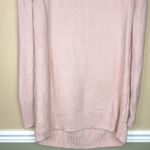 Duluth Trading Co Women’s Chunky Knit Mock Neck Pink Hi Photo 2