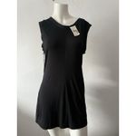 Vera Wang Black Cocktail Dress 8 cotton stretch dragonfly NYE party holiday New Photo 1