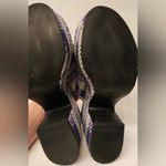 Larroude Plaid Print Mules Platform Clogs Women’s Purple & Green Size 5 Photo 11