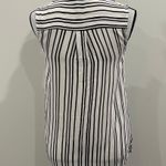 H&M Striped Sleeveless Blouse Photo 3