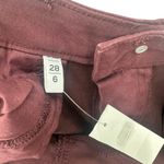 Loft Size 28 / 6 Curvy Legging Pants Maroon Burgundy Purple New with Tags NWT Photo 3