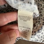 Free People NWT Mare Mare Animal Print One Shoulder Puff Sleeve Tie Blouse Small Photo 7