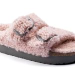 Birkenstock Arizona Big Buckle Shearling in Teddy Crystal Rose Size 38 NWOT $180 Photo 10