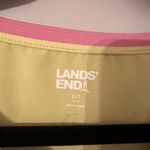 Lands End Women's Top Size L/T Lightweight Moisture Wicking Side Vents Drop Hem Size L Photo 2