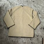Elan  Puna Blanket Jacket Size Small NWT - Tan/Brown Photo 2