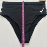 Nike  Black High-Rise Bikini Bottom Size M Women Photo 7
