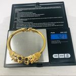 Head 18K gold plated dragon  bracelet Photo 15