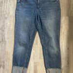 Loft Jeans 14/32 More Shine Less Shade Sun Embroidered Modern Skinny Wide Hem Photo 10