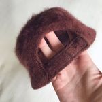 None Vintage Angora Stretch Hat Photo 5