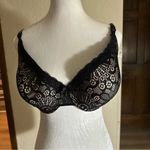 Adrienne Vittadini  Studio Black Lace‎ Overlay Bra Style 5575 Size 40DD Photo 2