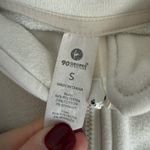 White 90 Degree quarter zip sweatshirt. Size small. Photo 2