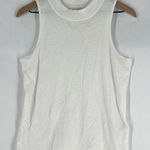 Nation Ltd  Classic‎ White Pima Cotton Mock Neck Tank Top NWT Size S Photo 0